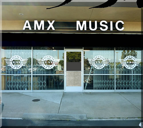 Photo of storefront of AMX American Music Exchange